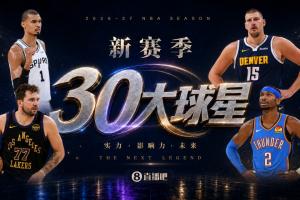 『吧友评选』新赛季30大球星评选谁是No.25球星？